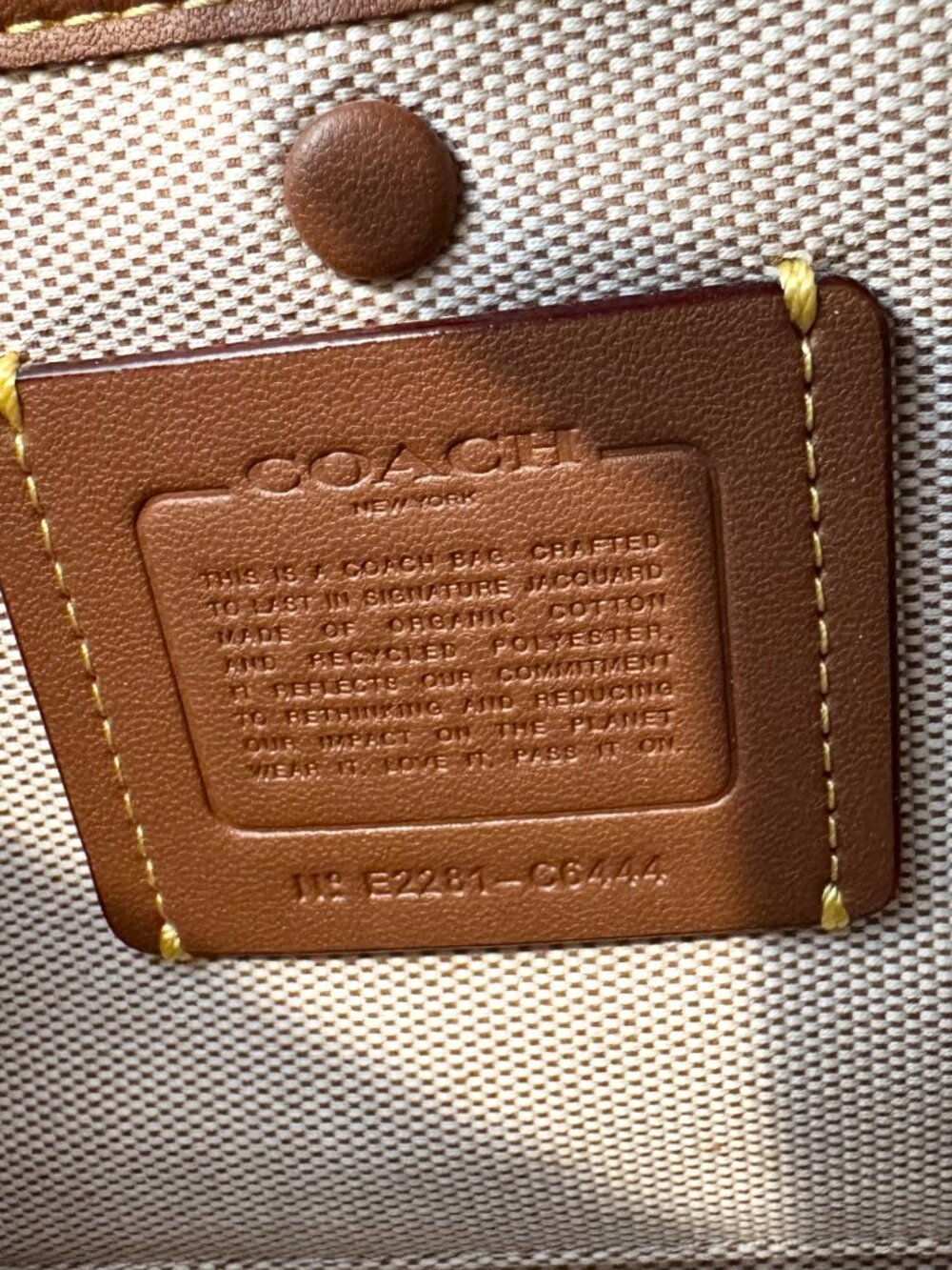 COACH Rogue 25 Signature Textile Jacquard – Brown/Tan - Picture 12 of 16